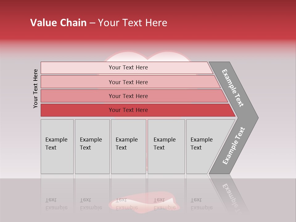 A Red Heart With A Drop Of Blood On It PowerPoint Template