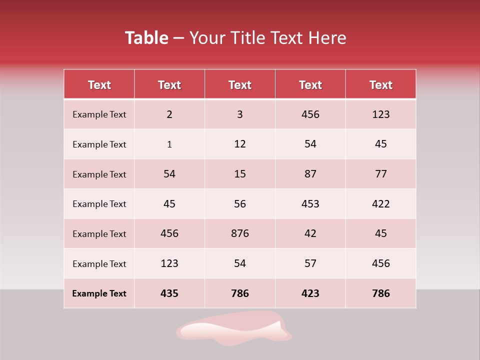 A Red Heart With A Drop Of Blood On It PowerPoint Template