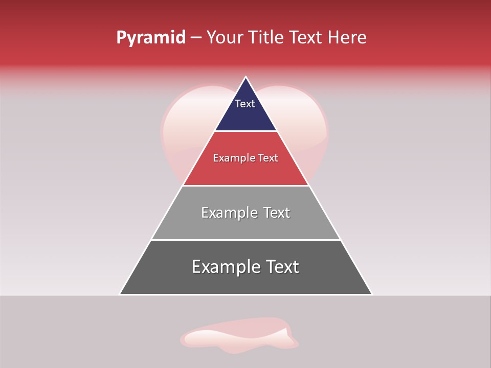 A Red Heart With A Drop Of Blood On It PowerPoint Template
