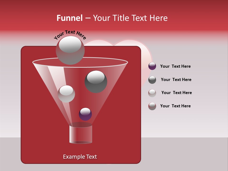 A Red Heart With A Drop Of Blood On It PowerPoint Template