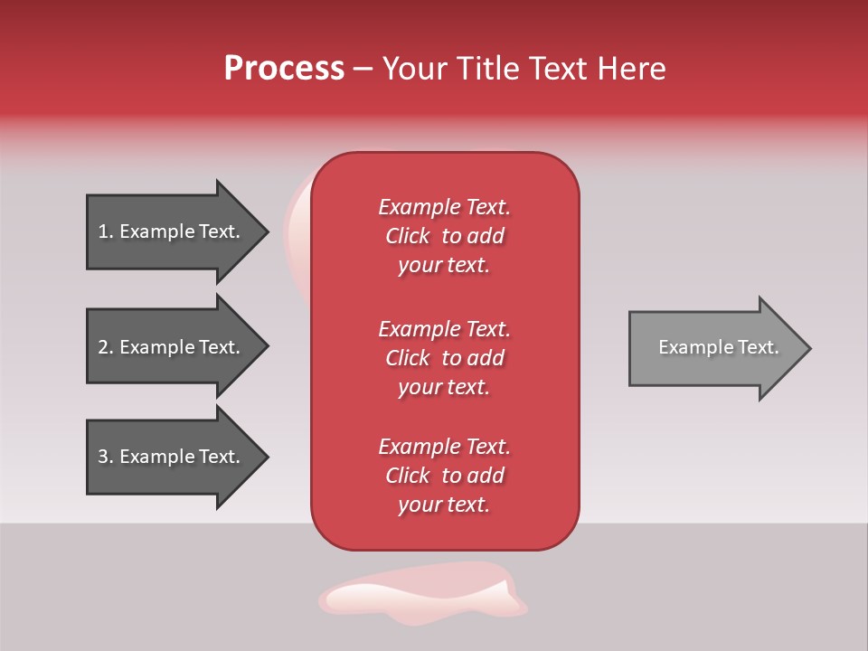 A Red Heart With A Drop Of Blood On It PowerPoint Template