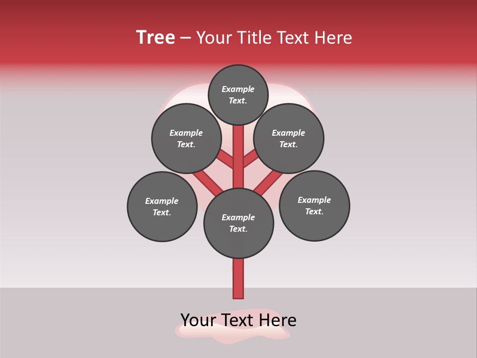 A Red Heart With A Drop Of Blood On It PowerPoint Template