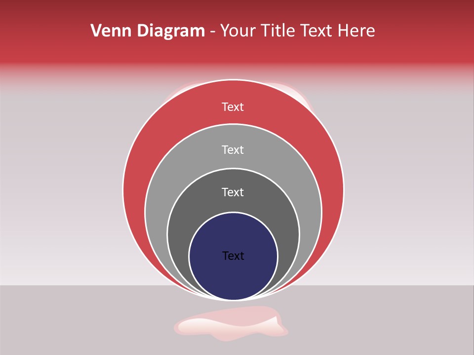 A Red Heart With A Drop Of Blood On It PowerPoint Template
