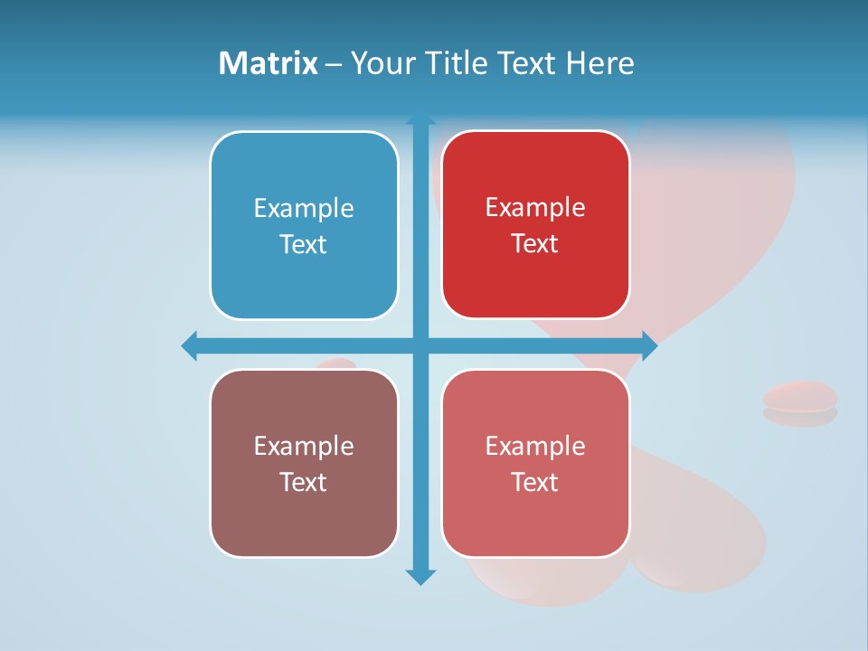 A Red Heart Floating On Top Of A Body Of Water PowerPoint Template