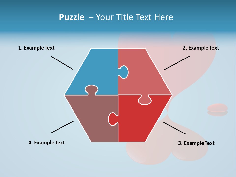 A Red Heart Floating On Top Of A Body Of Water PowerPoint Template