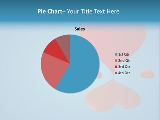 A Red Heart Floating On Top Of A Body Of Water PowerPoint Template