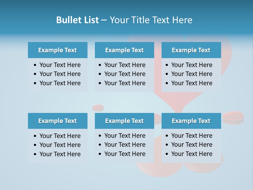 A Red Heart Floating On Top Of A Body Of Water PowerPoint Template