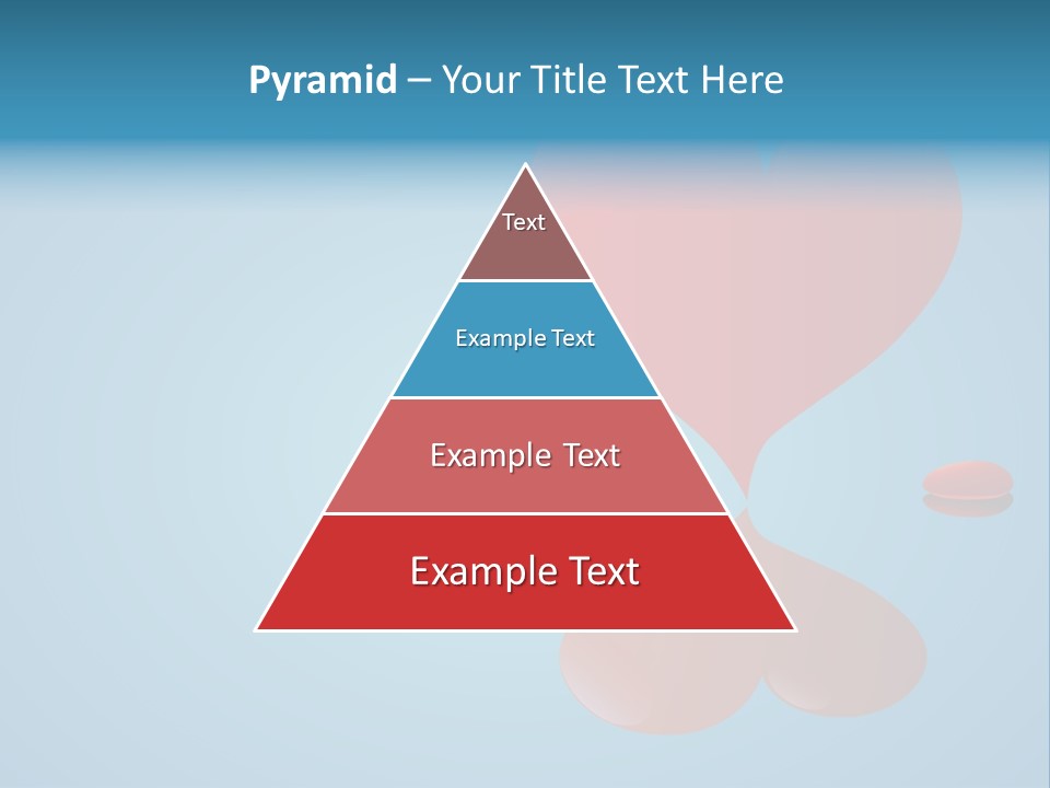 A Red Heart Floating On Top Of A Body Of Water PowerPoint Template