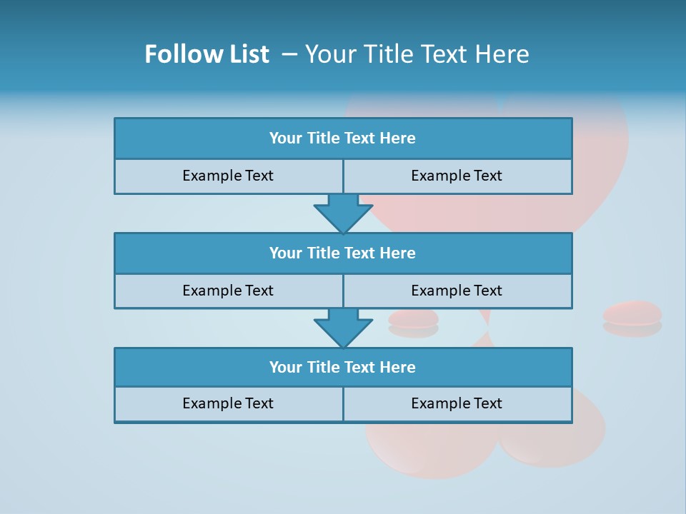 A Red Heart Floating On Top Of A Body Of Water PowerPoint Template