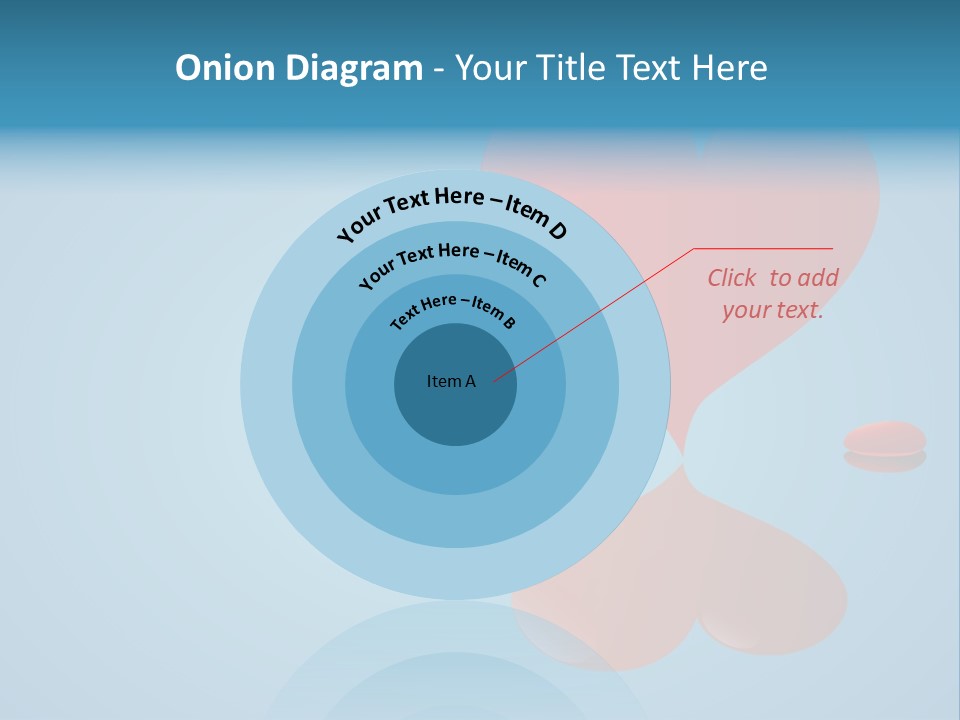 A Red Heart Floating On Top Of A Body Of Water PowerPoint Template
