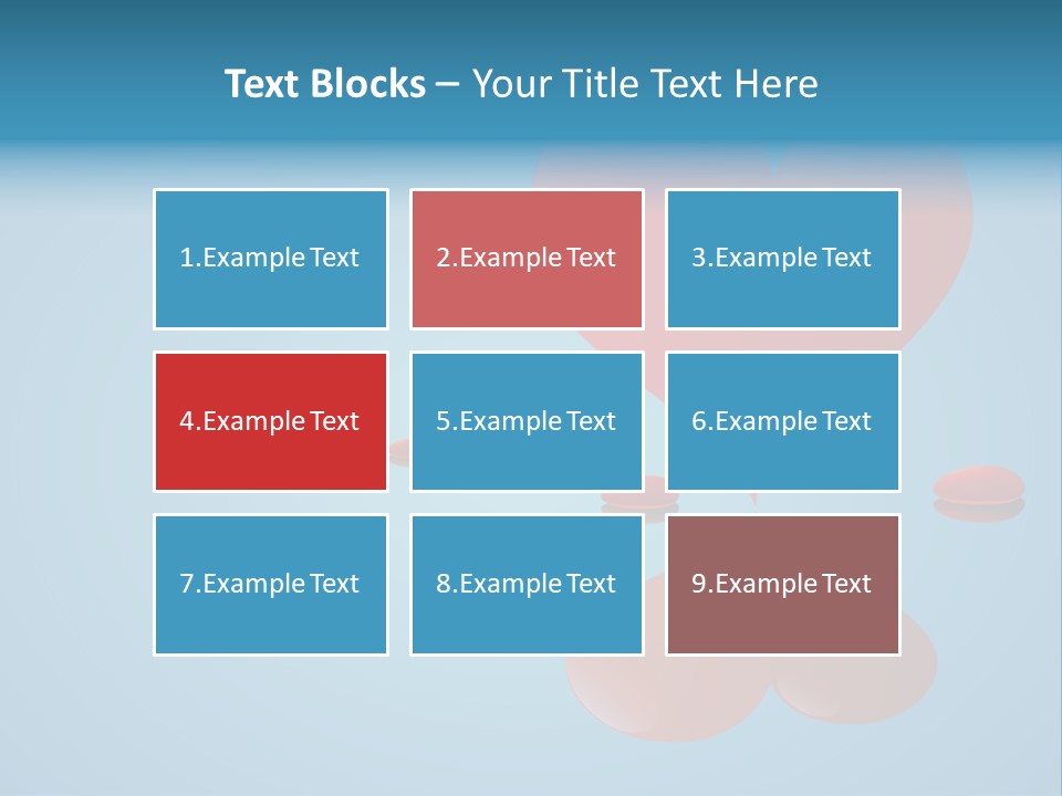 A Red Heart Floating On Top Of A Body Of Water PowerPoint Template