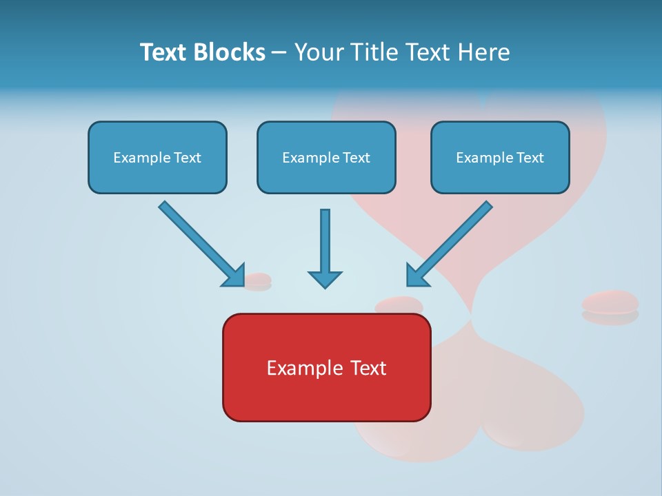 A Red Heart Floating On Top Of A Body Of Water PowerPoint Template