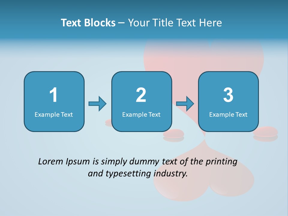 A Red Heart Floating On Top Of A Body Of Water PowerPoint Template