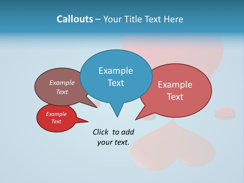 A Red Heart Floating On Top Of A Body Of Water PowerPoint Template