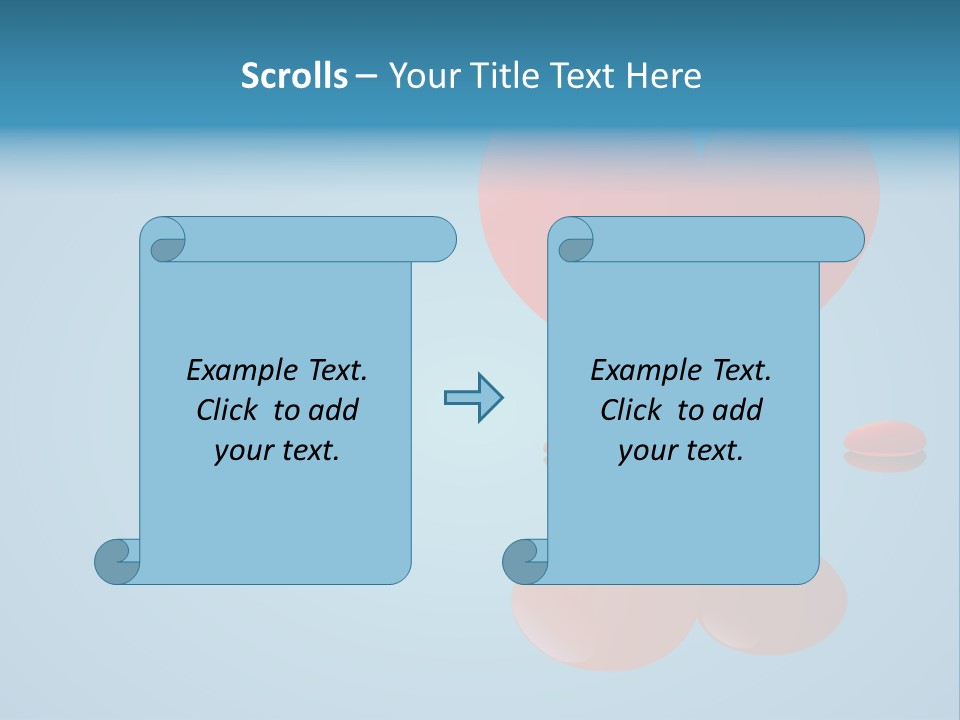 A Red Heart Floating On Top Of A Body Of Water PowerPoint Template