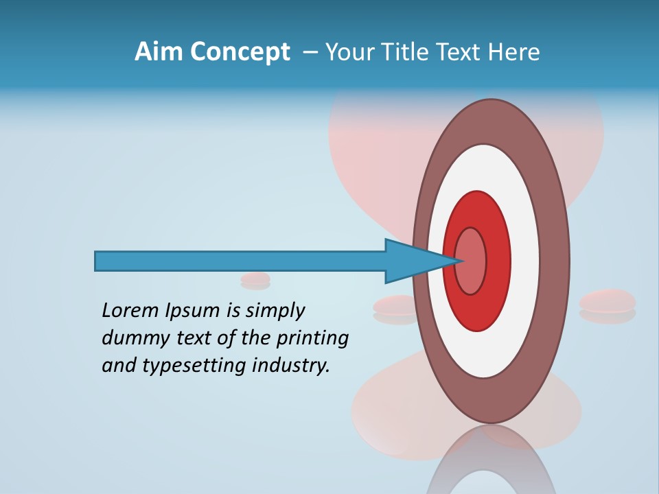 A Red Heart Floating On Top Of A Body Of Water PowerPoint Template