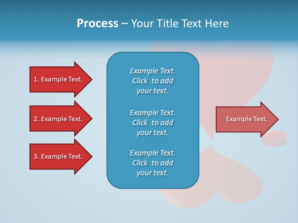 A Red Heart Floating On Top Of A Body Of Water PowerPoint Template