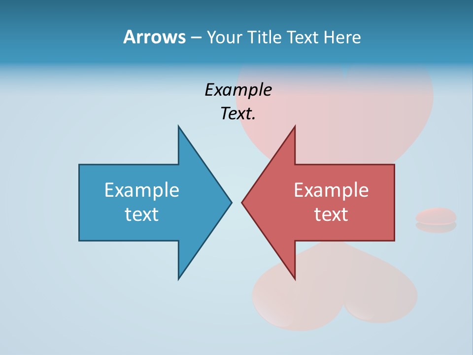 A Red Heart Floating On Top Of A Body Of Water PowerPoint Template