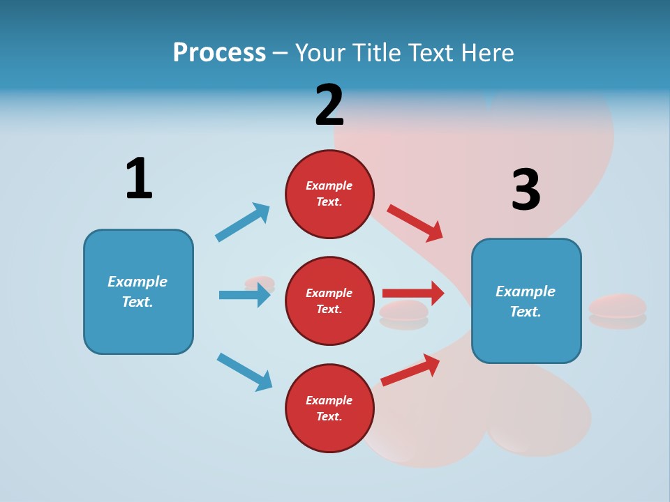 A Red Heart Floating On Top Of A Body Of Water PowerPoint Template