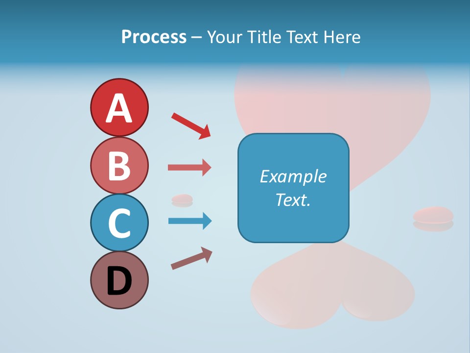 A Red Heart Floating On Top Of A Body Of Water PowerPoint Template
