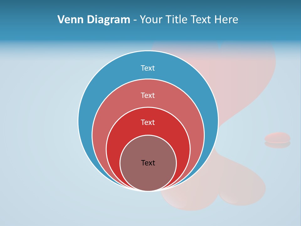 A Red Heart Floating On Top Of A Body Of Water PowerPoint Template