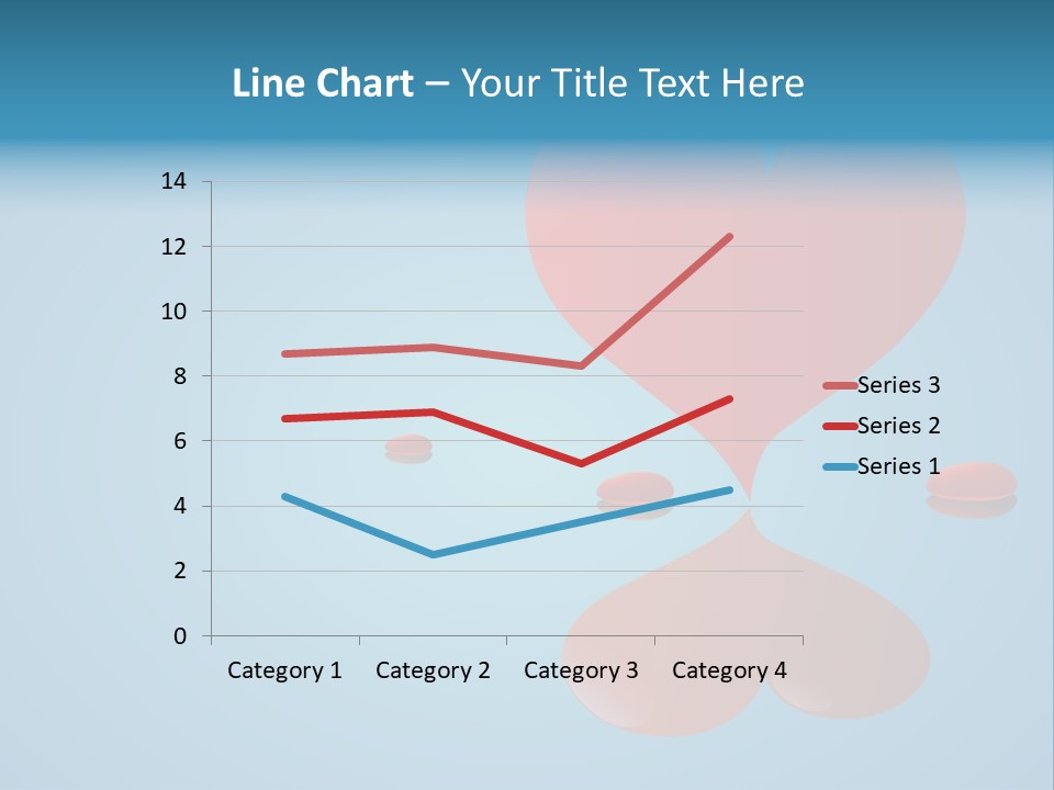 A Red Heart Floating On Top Of A Body Of Water PowerPoint Template