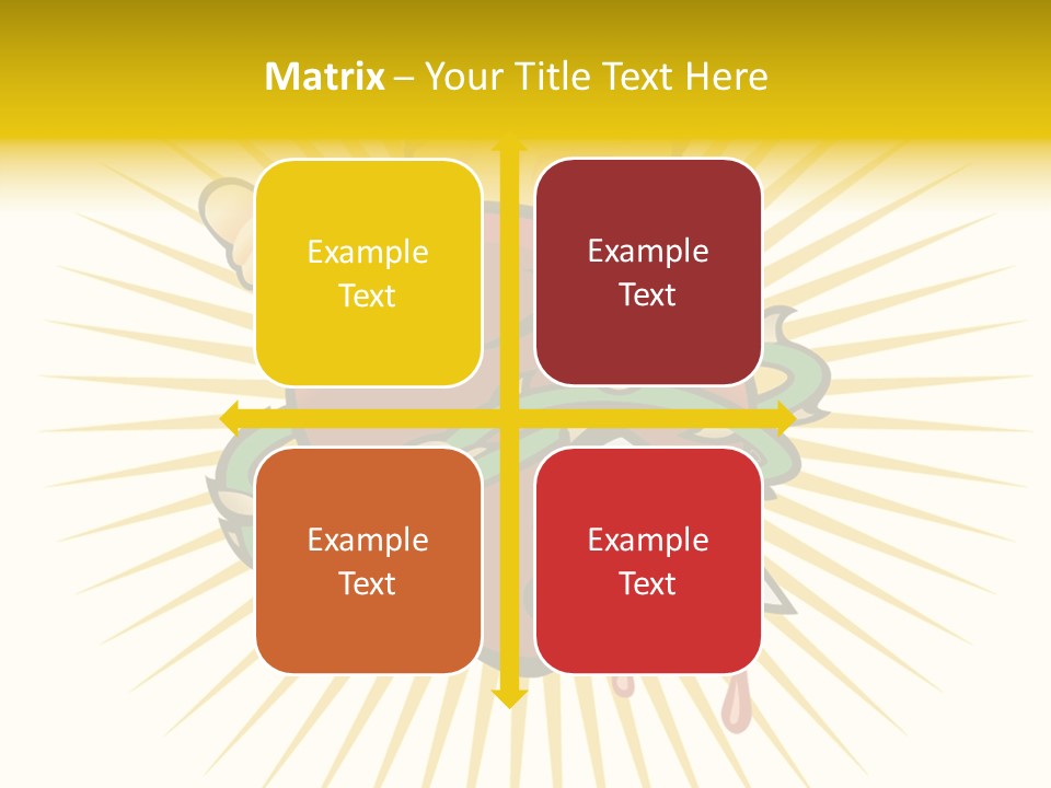 A Heart With A Knife And A Chain Wrapped Around It PowerPoint Template