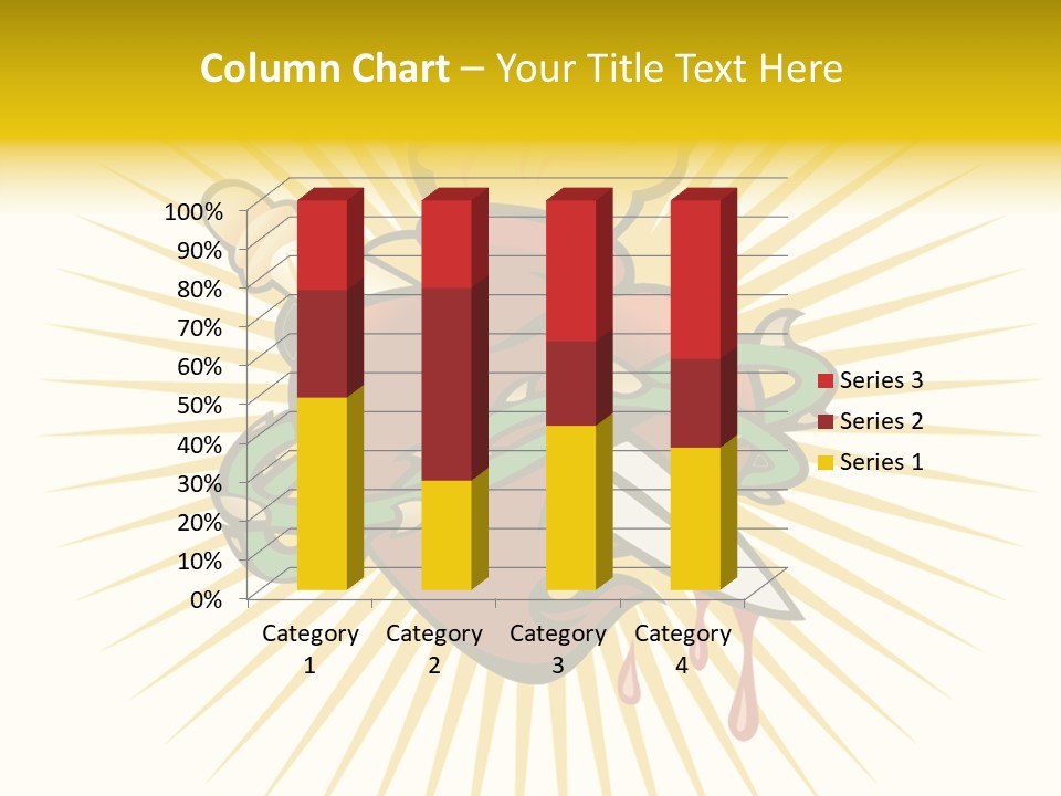A Heart With A Knife And A Chain Wrapped Around It PowerPoint Template