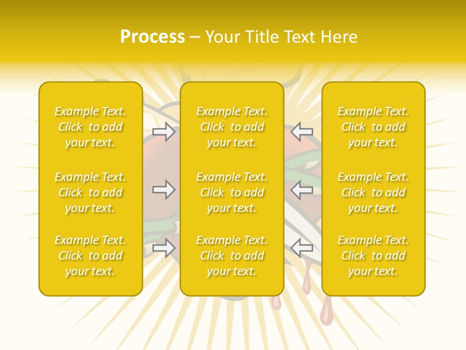 A Heart With A Knife And A Chain Wrapped Around It PowerPoint Template