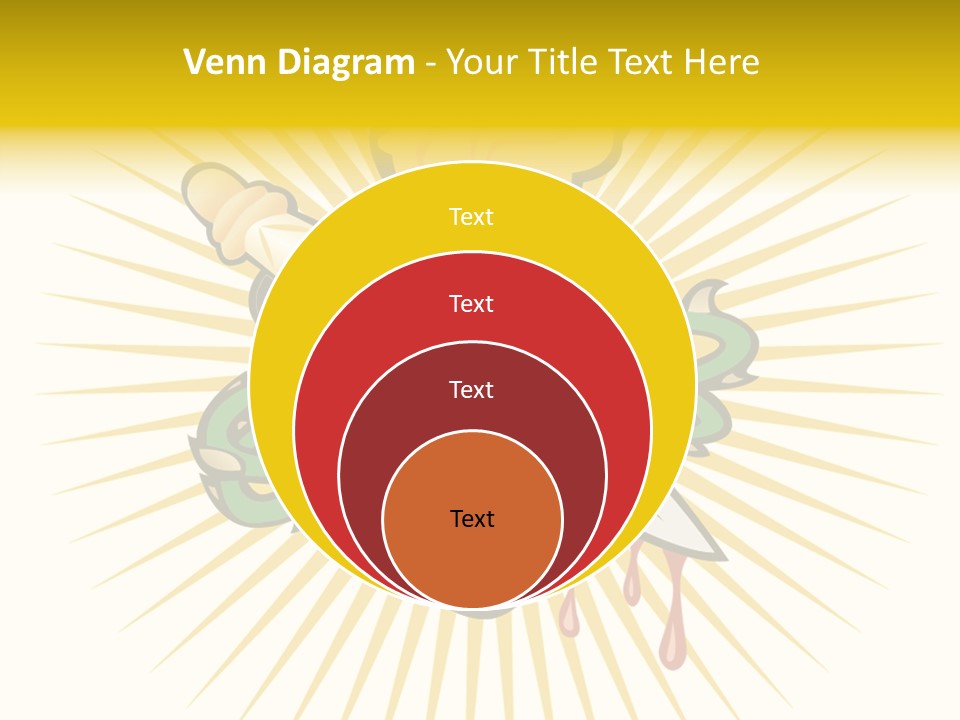 A Heart With A Knife And A Chain Wrapped Around It PowerPoint Template