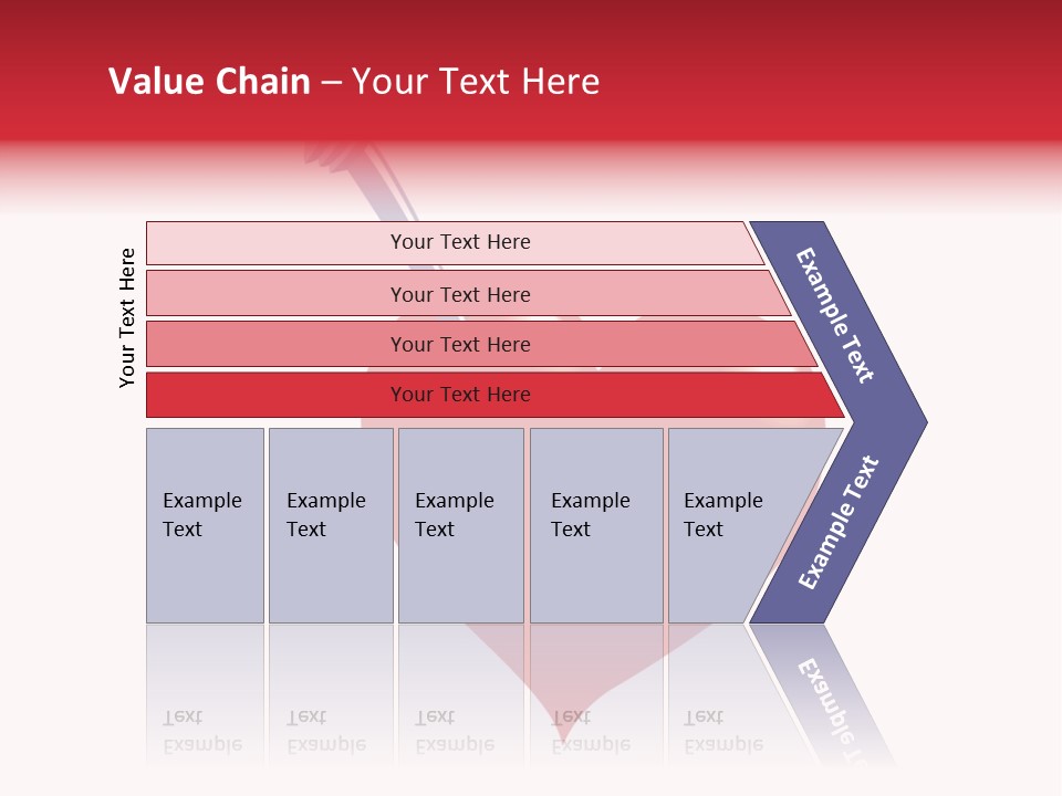 A Red Heart With A Toothbrush In It PowerPoint Template