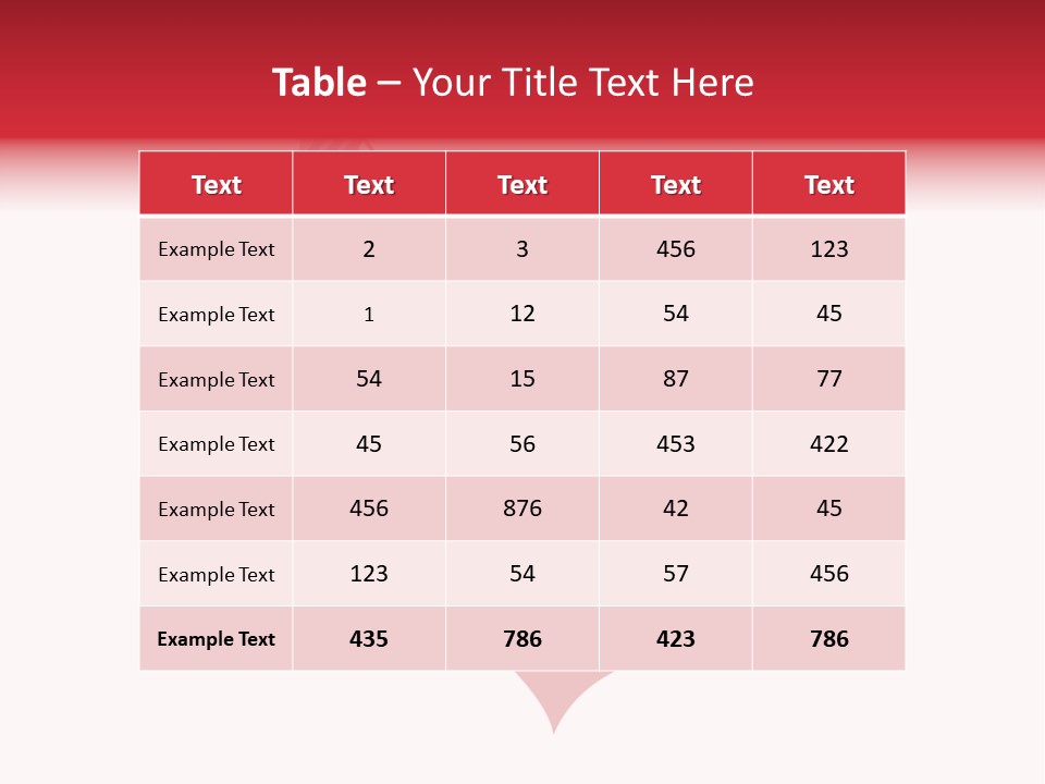 A Red Heart With A Toothbrush In It PowerPoint Template