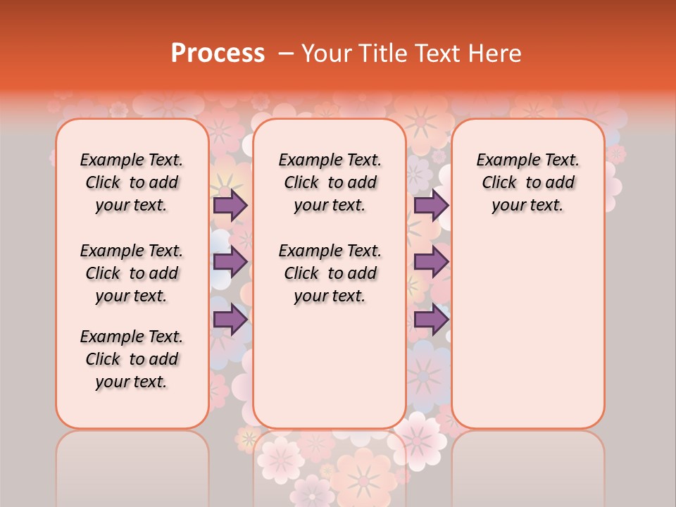 A Heart Shape Made Up Of Flowers On A Black Background PowerPoint Template
