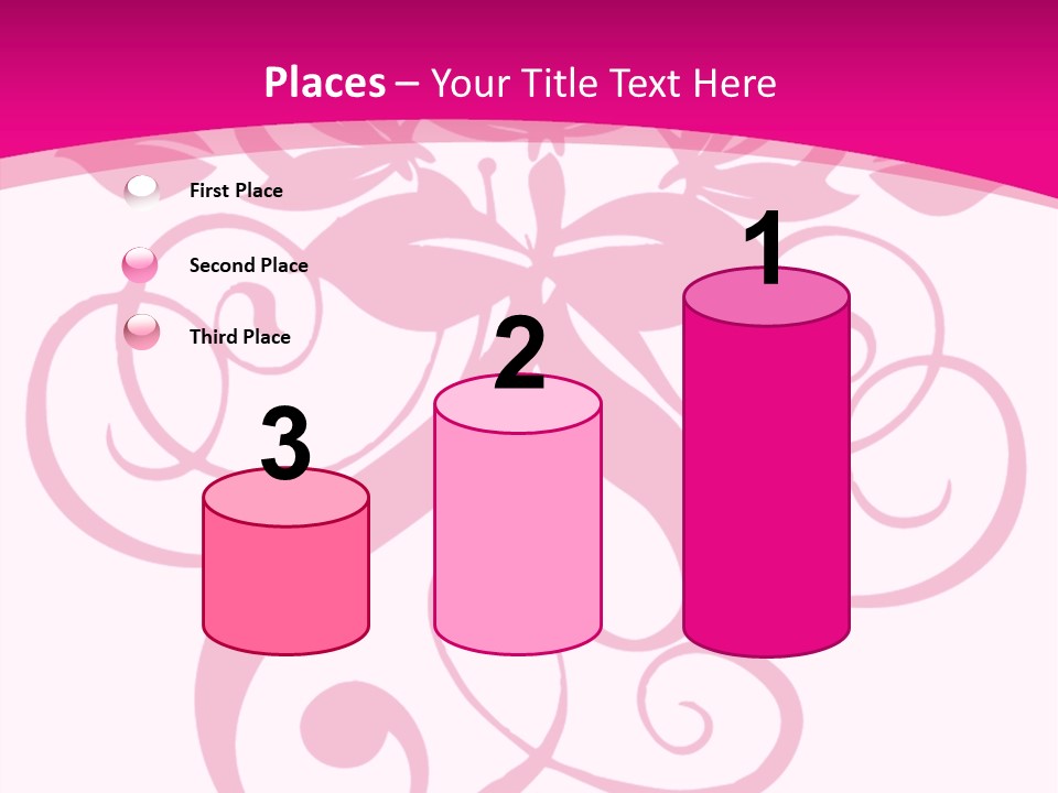 A Pink And White Flower Powerpoint Presentation PowerPoint Template