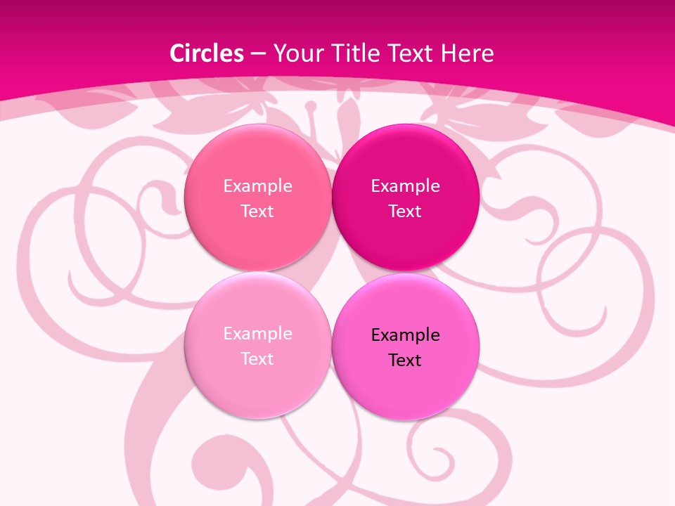 A Pink And White Flower Powerpoint Presentation PowerPoint Template