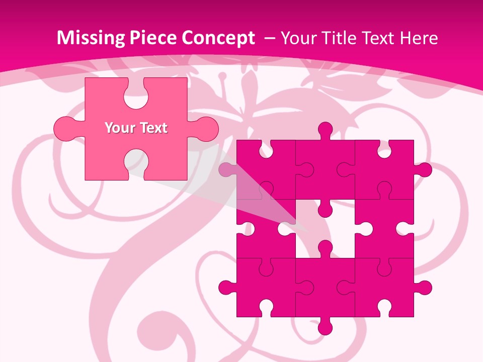 A Pink And White Flower Powerpoint Presentation PowerPoint Template