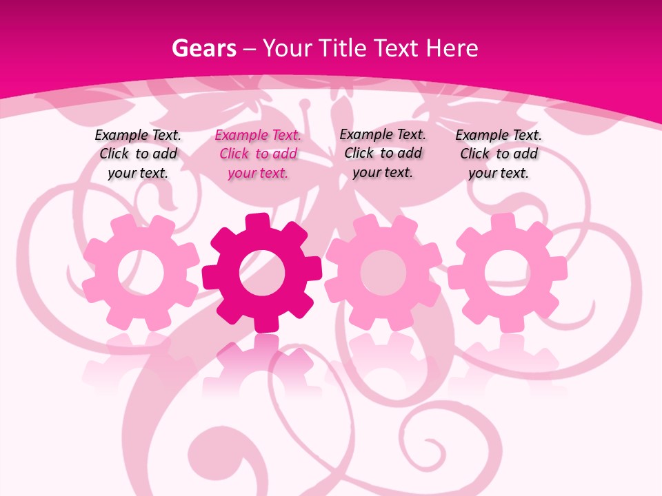 A Pink And White Flower Powerpoint Presentation PowerPoint Template