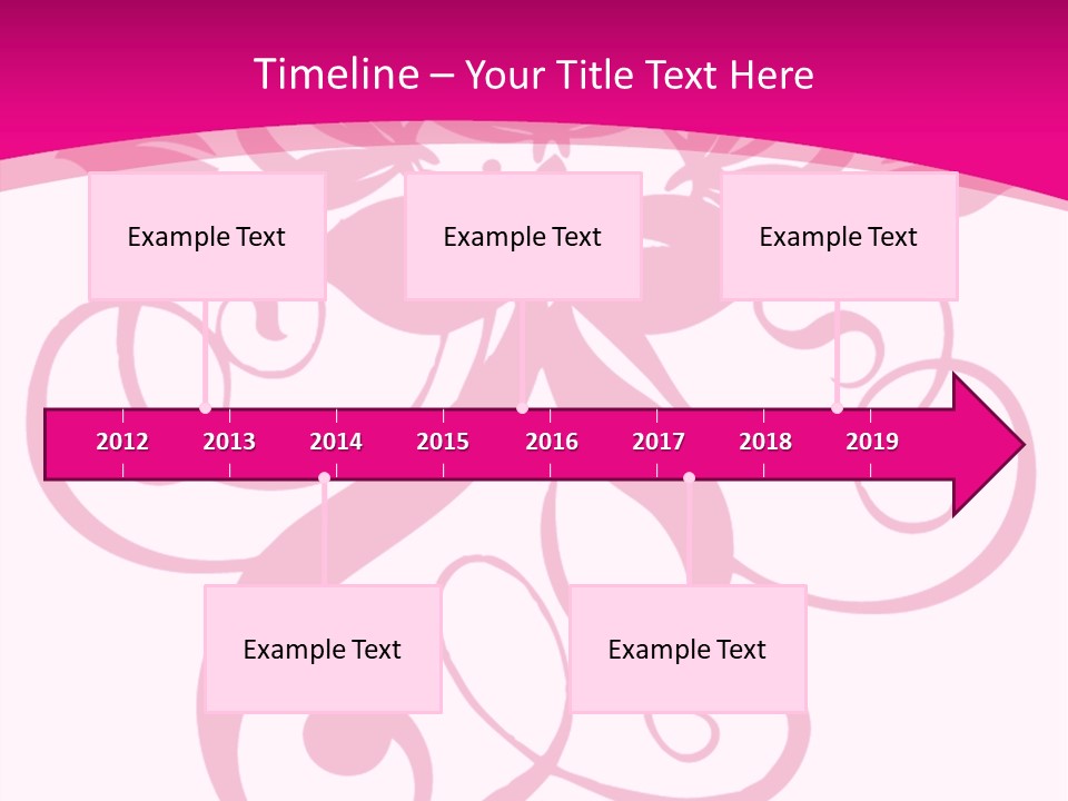 A Pink And White Flower Powerpoint Presentation PowerPoint Template