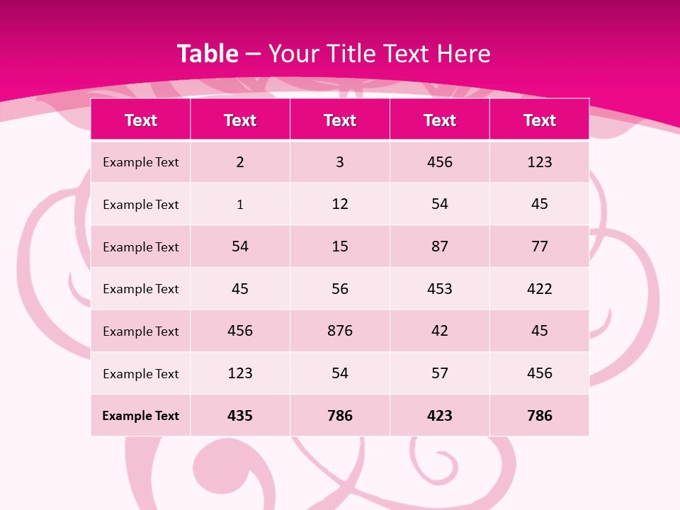 A Pink And White Flower Powerpoint Presentation PowerPoint Template