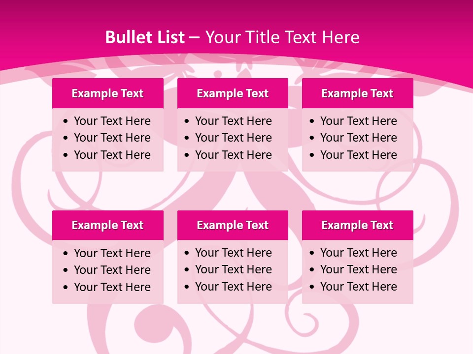 A Pink And White Flower Powerpoint Presentation PowerPoint Template