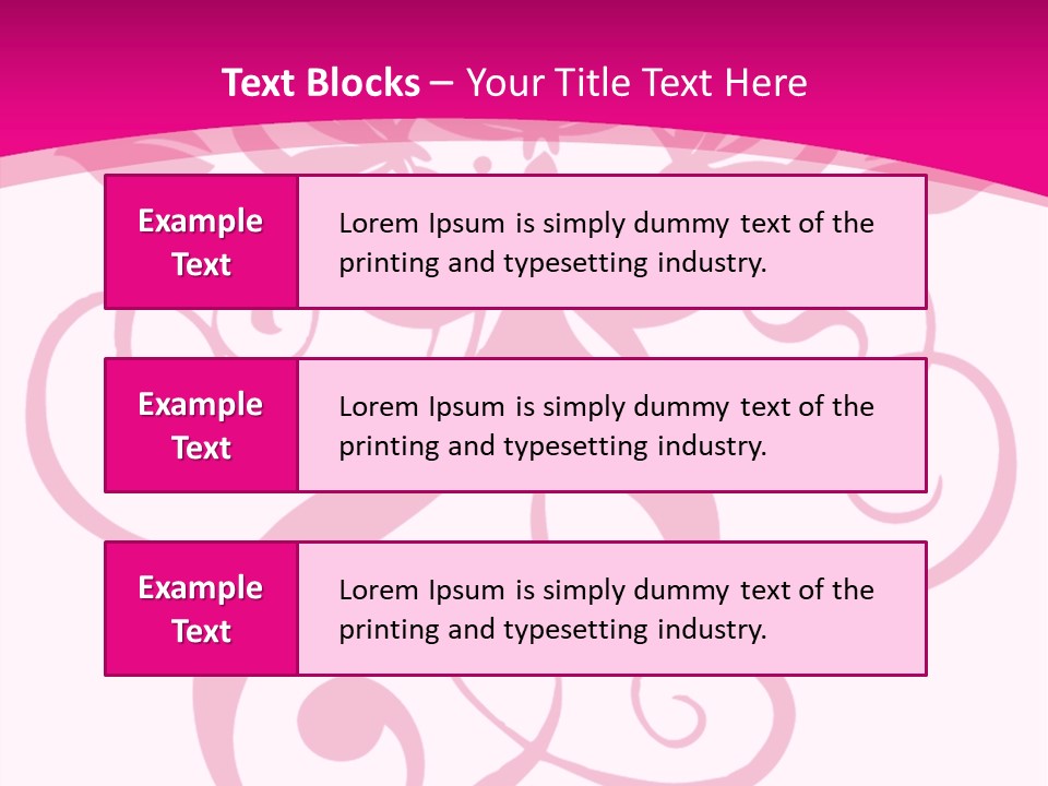 A Pink And White Flower Powerpoint Presentation PowerPoint Template