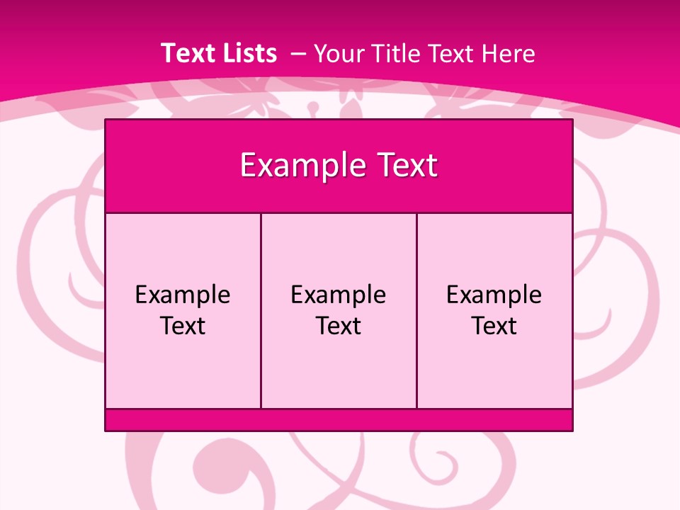 A Pink And White Flower Powerpoint Presentation PowerPoint Template