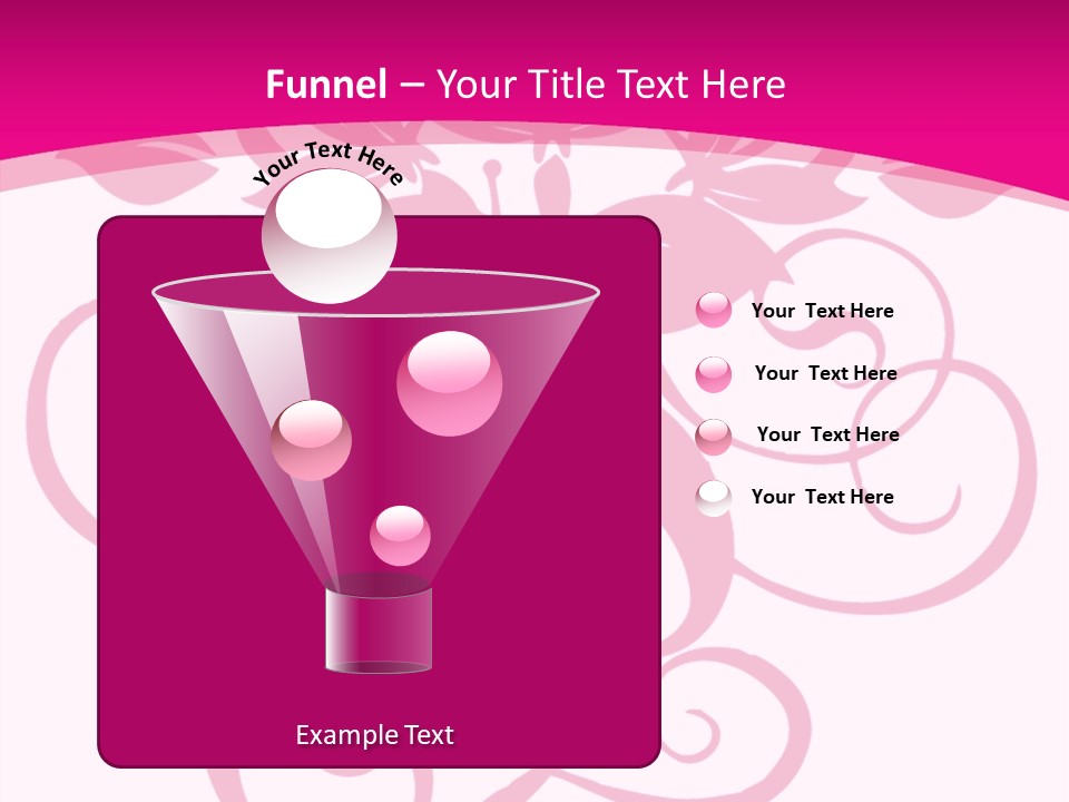 A Pink And White Flower Powerpoint Presentation PowerPoint Template