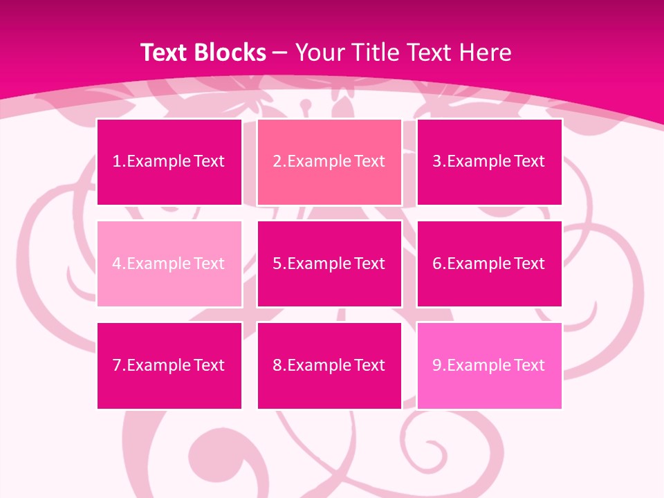 A Pink And White Flower Powerpoint Presentation PowerPoint Template
