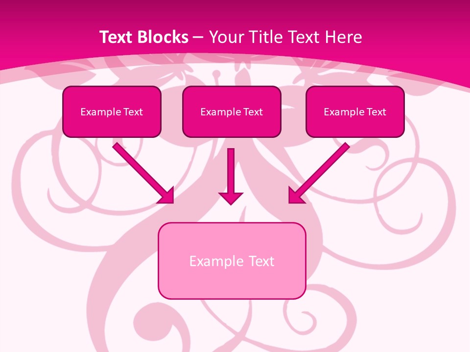 A Pink And White Flower Powerpoint Presentation PowerPoint Template