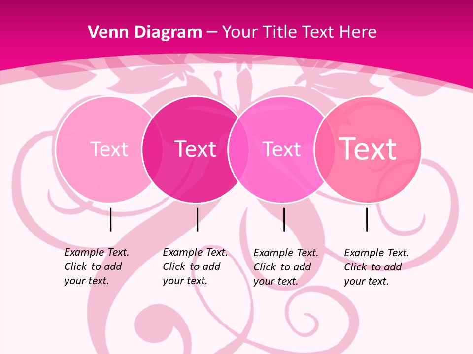 A Pink And White Flower Powerpoint Presentation PowerPoint Template