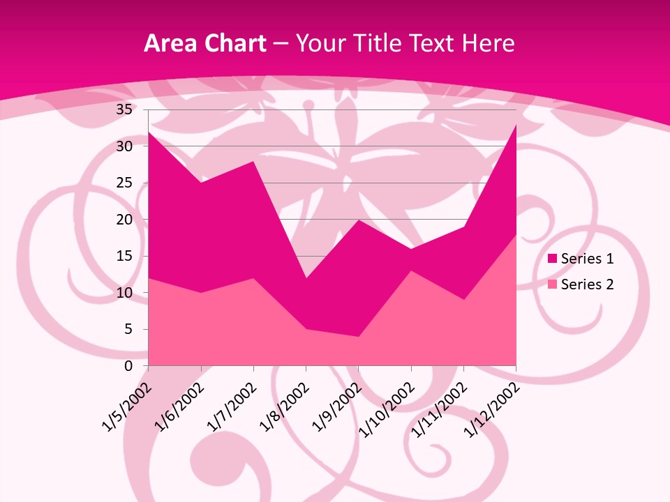 A Pink And White Flower Powerpoint Presentation PowerPoint Template