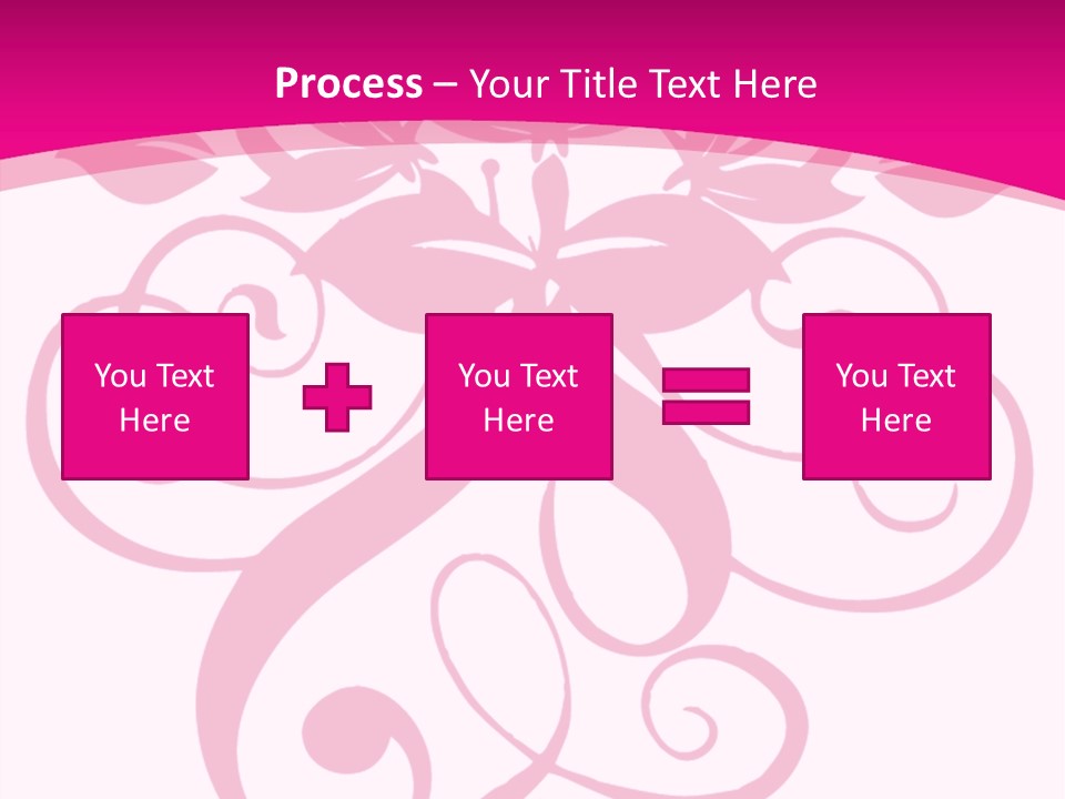 A Pink And White Flower Powerpoint Presentation PowerPoint Template