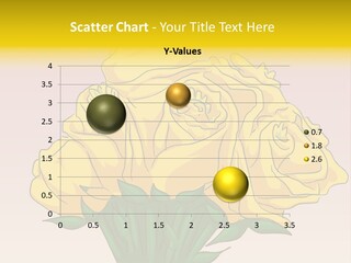 A Bouquet Of Yellow Roses On A Purple Background PowerPoint Template