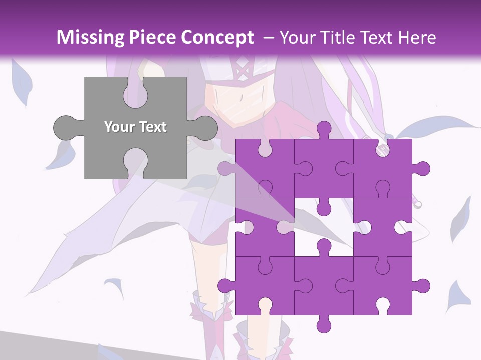 A Woman In A Purple Dress Is Walking Down The Runway PowerPoint Template